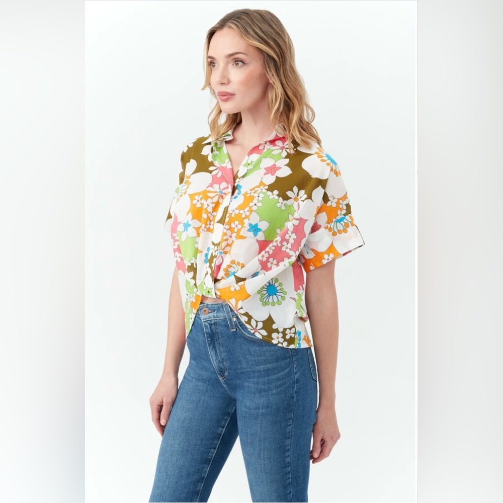 NWT! Trina Turk Coty Top Size Medium - Picture 5 of 7
